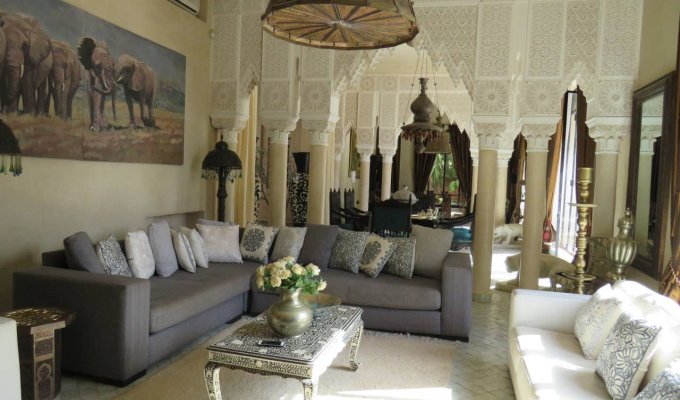 Room riad of luxury in Marrakech