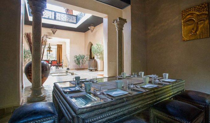 Room riad of luxury in Marrakech