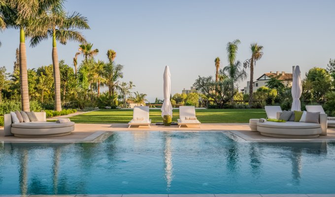 Pool and relaxing areas