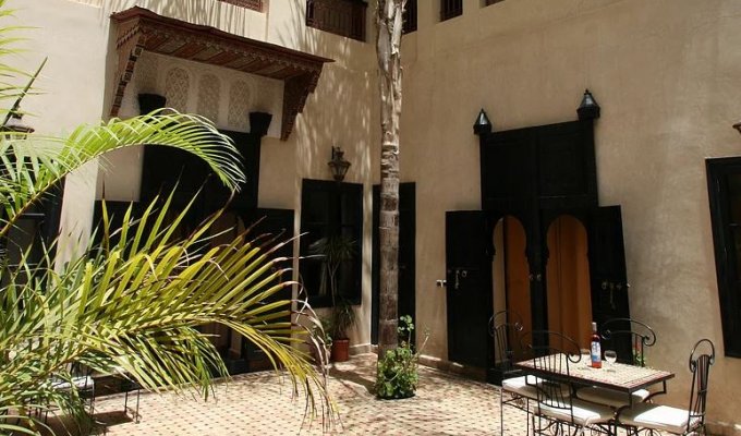 View Patio of charmed riad in Marrakech 