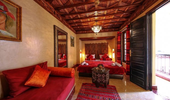 Bathroom of charmed riad in Marrakech 