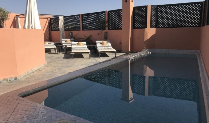 View Patio of Riad luxury in Marrakech medina 