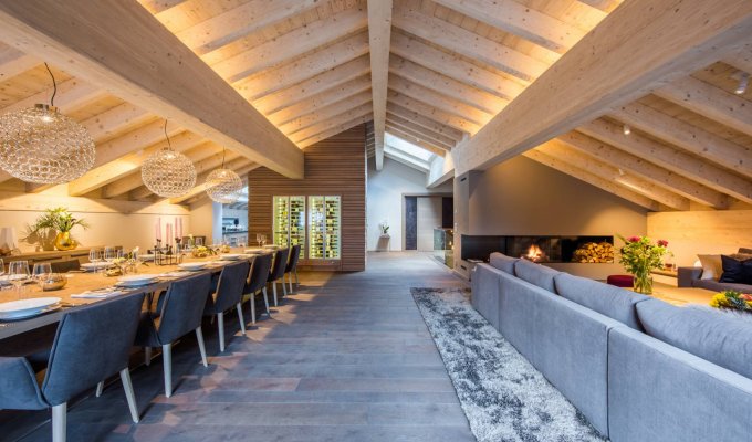 Zermatt luxury ski chalet rental with sauna