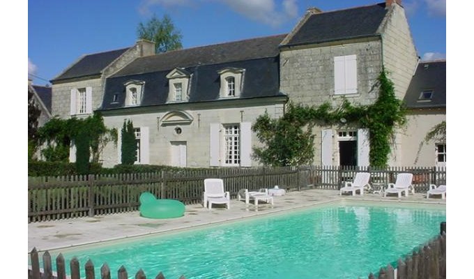 Pays de la Loire Manor House Holiday rentals Saumur with private pool