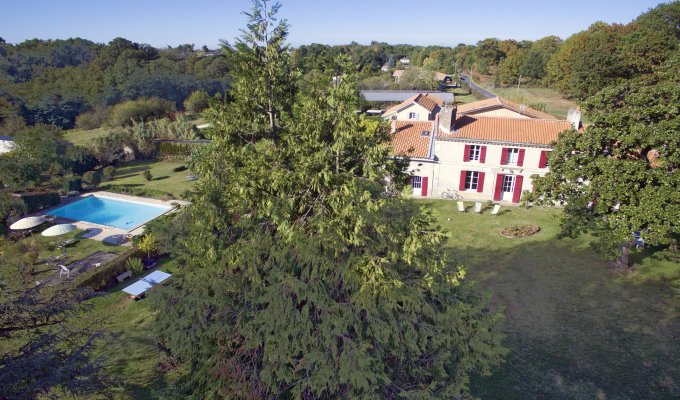  Aerial view -  Le Magnolia - Chateau La Gontrie