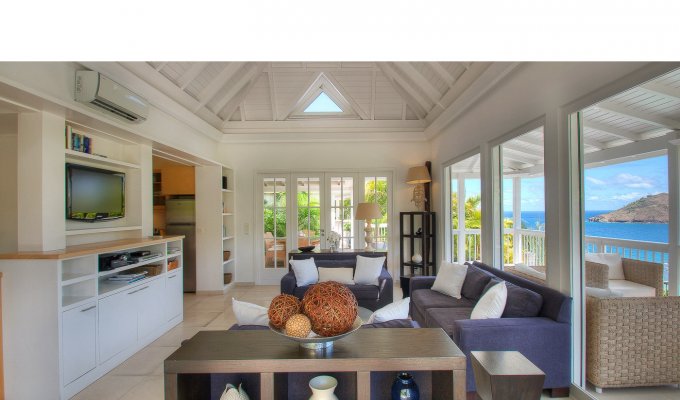 St Barths Holiday Rentals - Seaview Luxury Villa Vacation Rentals with private pool in St Barthelemy - Flamands - FWI