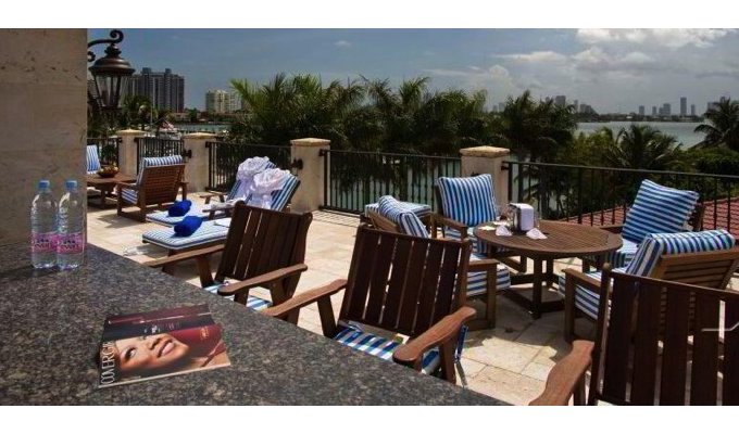 Vacation Rental Luxury Villa Miami Beach Sunset Island Florida