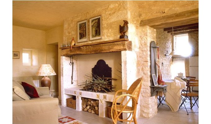 The sitting room of La Maison de Marc