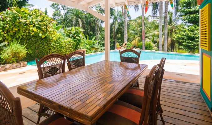 Villa Holiday rental at 150m from the Playa Bonita Beach, Las Terrenas, Dominican Republic