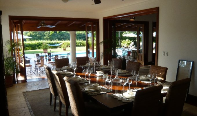 Formal dining room for 10 guests