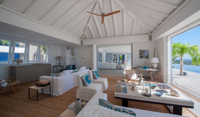 St Barths Holiday Rentals - Ocean view Luxury Villa Vacation Rentals in St Barthelemy - Gouverneur - FWI