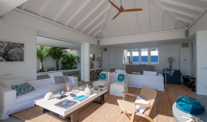 St Barths Holiday Rentals - Ocean view Luxury Villa Vacation Rentals in St Barthelemy - Gouverneur - FWI