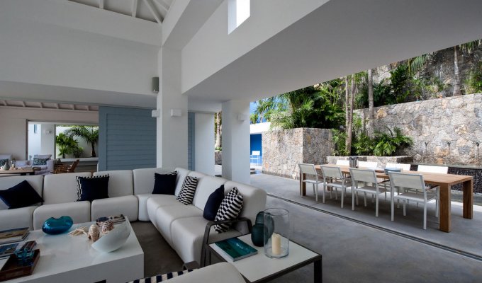 St Barths Holiday Rentals - Ocean view Luxury Villa Vacation Rentals in St Barthelemy - Gouverneur - FWI