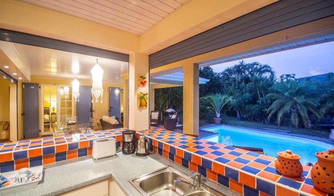 Martinique villa rental Le Diamant  with private pool