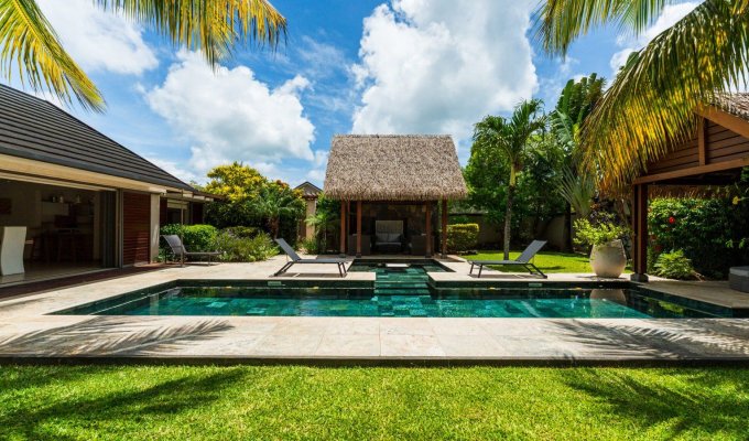 Mauritius villa rental Grand Bay private pool and beach club access