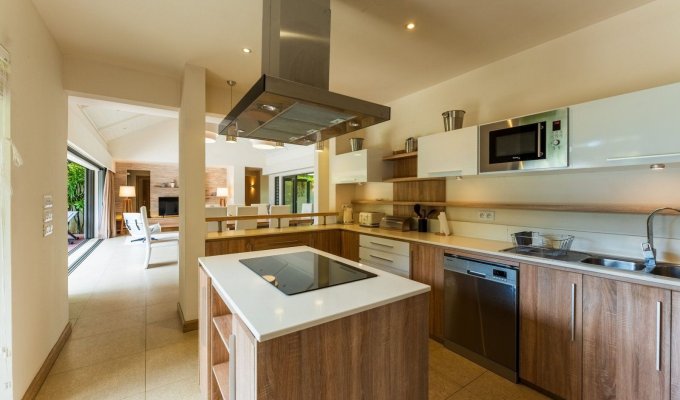 Mauritius villa rental Grand Bay private pool and beach club access