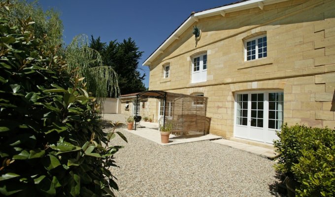 view garden : Le Relais - Chateau La Gontrie