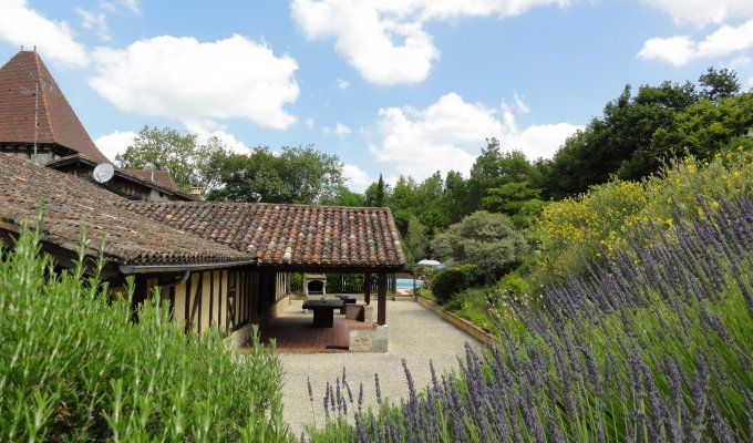 Terrace of the gite