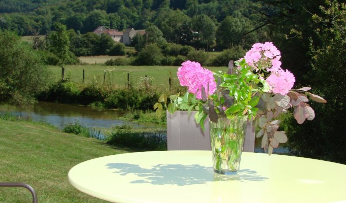 A terrace view on the Ignon valley