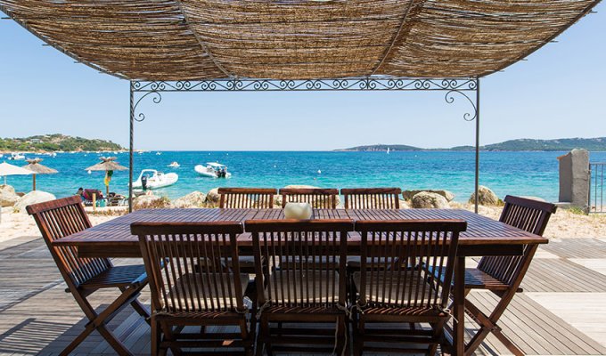 Porto-Vecchio Villa Vacation Rentals 8 Pers On The Beach of Cala Rossa Corsica