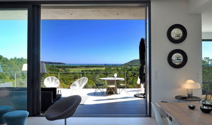 Corsica Villa Rental Ste Lucie de Porto Vecchio heated pool Pinarello beach