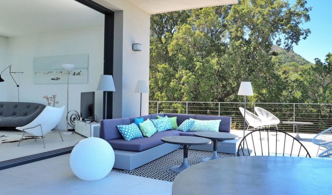 Corsica Villa Rental Ste Lucie de Porto Vecchio heated pool Pinarello beach
