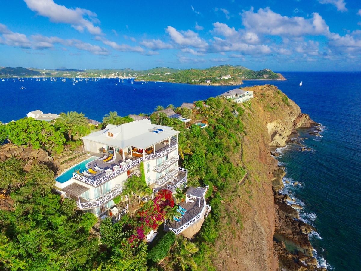 Antigua villa vacation rentals amazing sea views private pool