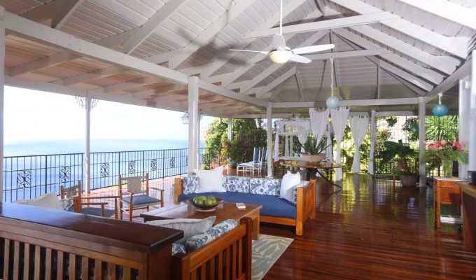 St. Lucia villa vacation rentals sea views private pool and staff - Soufriere -