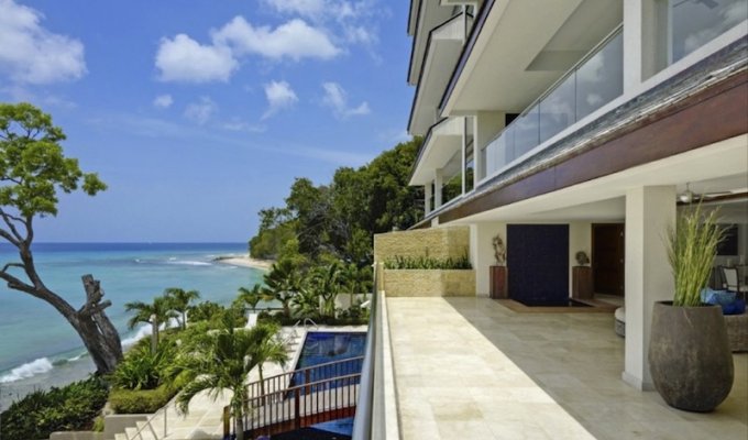 Barbados luxury apartment vacation rentals ocean front Prospect Beach St. James