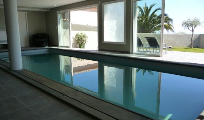 Solenzara Luxury Villa Vacation Rentals 2/8 Pers Interiors Heated Pool And Jacuzzi Sea View Corsica