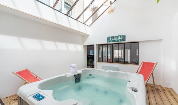 Touquet Paris Plage Apartment rental center with jacuzzi 100m from the beach