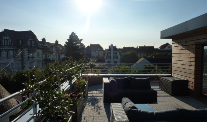 Le Touquet Paris Plage Holiday Home rental in the center with panoramic terrace