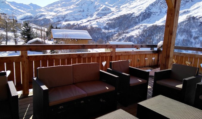 Les Menuires Luxury chalet rental ski resort the 3 Valleys Jacuzzi Sauna