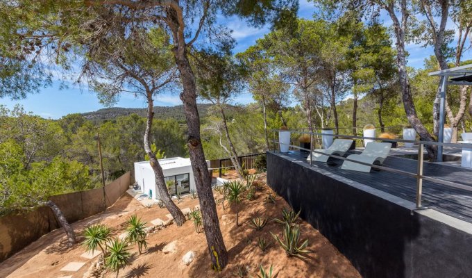 Luxury villa to rent in Ibiza private pool seaviews - Cala Vadella (Balearic Islands)