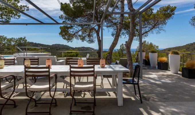 Luxury villa to rent in Ibiza private pool seaviews - Cala Vadella (Balearic Islands)