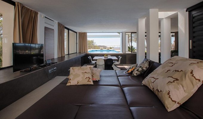 Luxury villa to rent in Ibiza private pool seaviews - Cala Vadella (Balearic Islands)