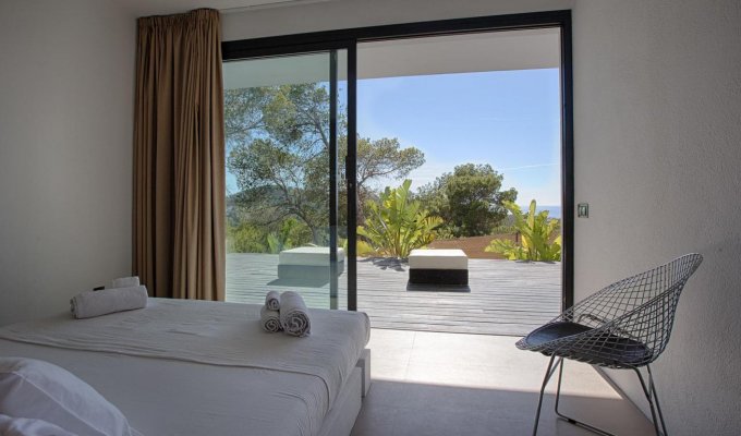 Luxury villa to rent in Ibiza private pool seaviews - Cala Vadella (Balearic Islands)