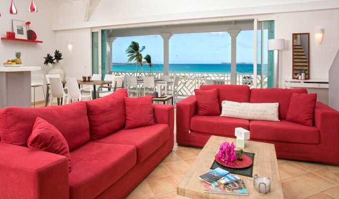 Saint-Martin Orient Bay Beachfront Apartment rentals with Pool 