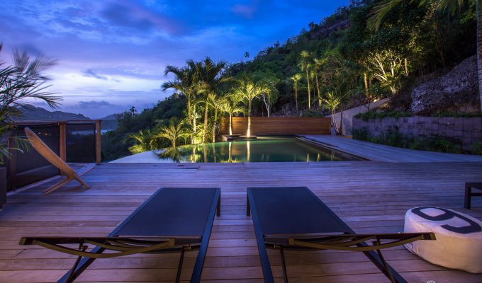 Luxury villa rental with private pool and ocean view - St jean - St Barths - F.W.I. - Caribbean