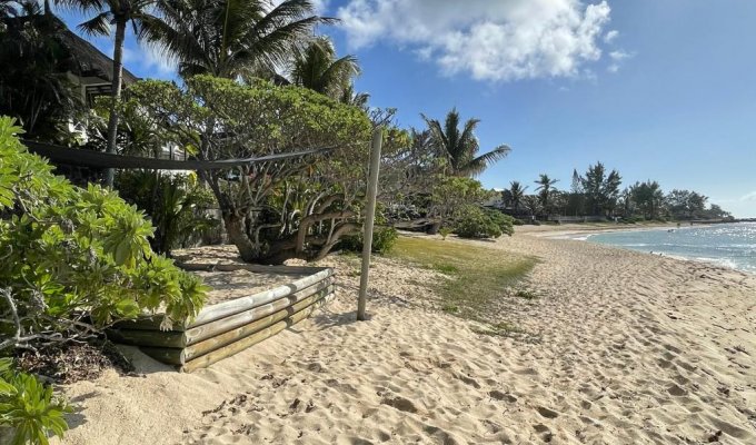 Mauritius beachfront Villa Rental in Pointe aux Canonniers 5 mins to Grand Bay