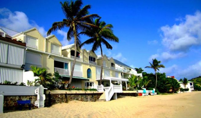 2 bed condo rental on Grand Case beach St Martin Caribbean