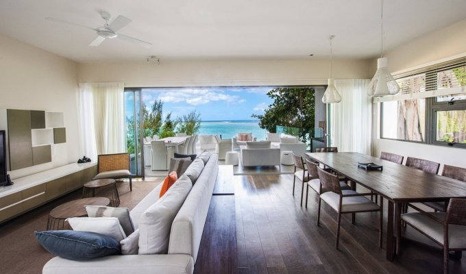 Mauritius Penthouse rental Black River  beachfront and close to shops