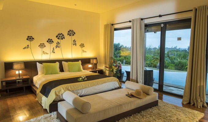 Mauritius Luxury Villa rental Bel Ombre at 200 m from beach  and access to the So Sofitel Beach club