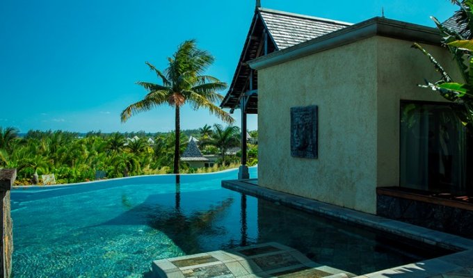 Mauritius Luxury Villa rental Bel Ombre at 200 m from beach  and access to the So Sofitel Beach club