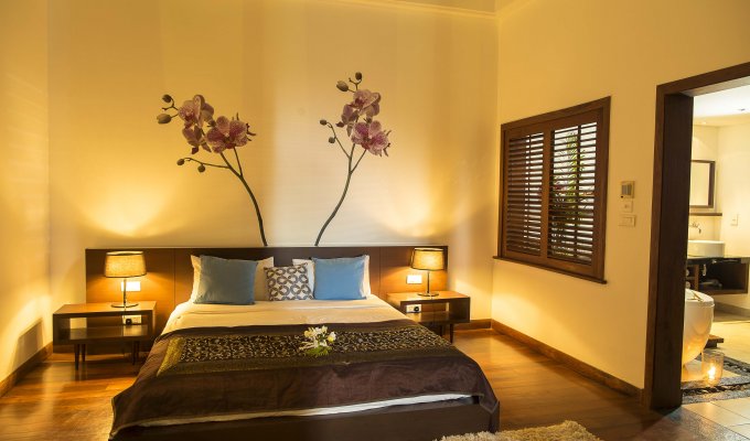 Mauritius Luxury Villa rental Bel Ombre at 200 m from beach  and access to the So Sofitel Beach club