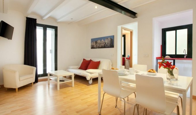 Apartment to rent in Barcelona Wifi AC terrace close tourist attractions