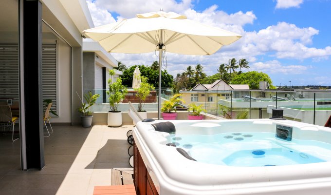 Mauritius Beachfront Penthouse rental in Trou aux Biches with pool