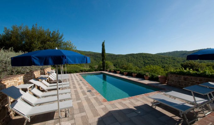 The pool and its panoramic view