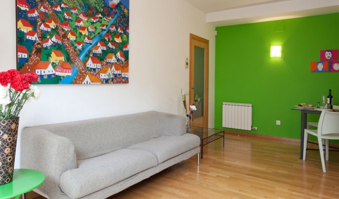 Apartment to rent in Barcelona Poblenou Wifi terrace AC