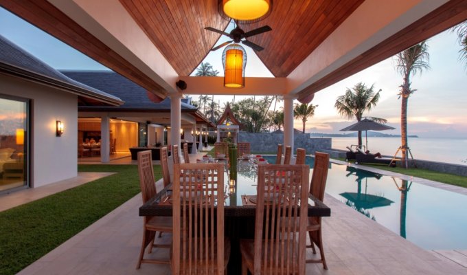 Beachfront Koh Samui Villa Rentals in Maenam